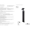 Фонарь NOVOTECH ROCA LED уличный NV-357446